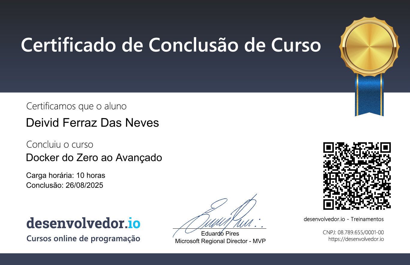 Docker do Zero ao Avançado — desenvolvedor.io